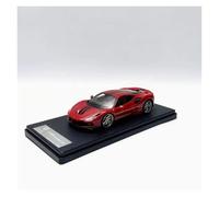 Modellino In Resina Ferrari F8 Tributo 1/43 Auto Classica Souvenir Per Adulti Esposizione Statica Veicolo Da Collezione(Red)