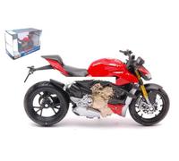 MODELLINO IN SCALA COMPATIBILE CON DUCATI SUPER NAKED V4 S 2020 RED 1:18 MAISTO MI20075