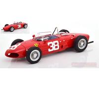 MODELLINO IN SCALA COMPATIBILE CON FERRARI 156 F1 SHARKNOSE PHIL HILL 1961 N.38 3rd MONACO GP 1:18 CMC CMR169