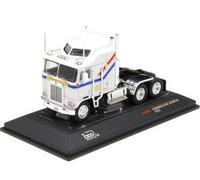 MODELLINO IN SCALA COMPATIBILE CON KENWORTH K100 AERODYNE 1976 WHITE 1:64 IXO MODEL 64TR005