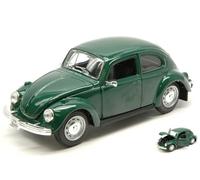 MODELLINO IN SCALA COMPATIBILE CON VW BEETLE 1973 GREEN 1:24 MAISTO MI31926GR