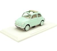 MODELLINO IN SCALA Norev COMPATIBILE CON FIAT 500 L 1968 PASTEL BLUE W/SPECIAL BIRTH PACK 1:18 MODEL SCALE NV187777 241217