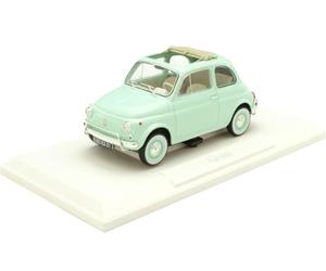 MODELLINO IN SCALA Norev COMPATIBILE CON FIAT 500 L 1968 PASTEL BLUE W/SPECIAL BIRTH PACK 1:18 MODEL SCALE NV187777 241217