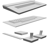 Modellino in Scala per Atari 800XL - Stampato in 3D con Joystick e Cartuccia