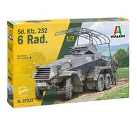 Modellino ITALERI Sd.kfz.232 6-rad 1/72: 4 Topper, Istruzioni Colore, Simboli E