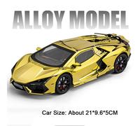 Modellino Lamborghini REVUELTO Auto da Collezione in Metallo con Porte Apribili