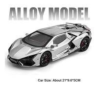 Modellino Lamborghini REVUELTO Auto da Collezione in Metallo con Porte Apribili