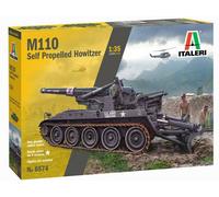 Modellino M110 Auto Utilizza Howitzer ITALERI 6574 1/35ème Modellino Char Promo