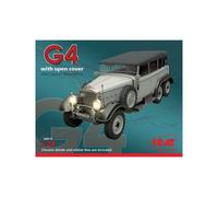 Modellino Macchina G4 Con Open Cover Seconda Guerra Mondiale Tedesco Con Car ICM