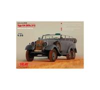 Modellino Macchina Tipo G4 (kfz.21) Seconda Guerra Mondiale Tedesco Staff, ICM
