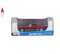 Ford MUSTANG Gt 1967 Rosso Modellino Auto 1:24 Maisto