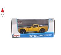 MODELLINO MAISTO 2008 CORVETTE Z06 GT1 COMMEMORATIVE EDITION 1/24 GIALLA