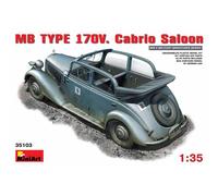 Modellino MB Tipo 170v Cabrio Saloon MiniArt 35103 1:3 5