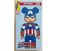 Modellino MEDICOM TOY BE@RBRICK CAPTAIN AMERICA 400% MARVEL Avengers nuovo