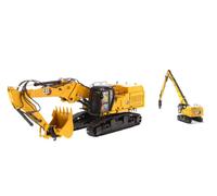MODELLINO MEZZI CANTIERE DIECAST CAT 352 ULTRA HIGH ESCAVATORE DEMOLITORE 1/50