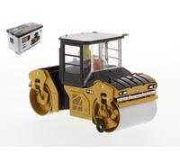 MODELLINO MEZZI CANTIERE DIECAST CAT CB-13 COMPATTATORE ASFALTO C/CABINA 1:50
