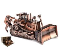 MODELLINO MEZZI CANTIERE DIECAST CAT D11T TRACK TYPE TRACTOR COPPER RUSPA 1/50