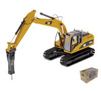 MODELLINO MEZZI CANTIERE STATICO DIECAST MASTER CAT 320D L ESCAVATORE SCALA 1/50