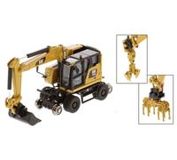 MODELLINO MEZZI CANTIERE STATICO DIECAST MASTER CAT M323F ESCAVATORE SCALA 1:87
