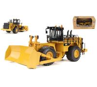 MODELLINO MEZZI CANTIERE STATICO RUSPA CAT 854K WHEEL DOZER MODELLISMO 1:50