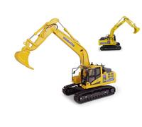 MODELLINO MEZZI CANTIERE UNIVERSAL HOBBIES ESCAVATORE KOMATSU HB 205 LC3 1:50
