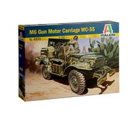 Modellino mezzi militari 1/35 37 mm gun motor carriage m6 italeri 6555