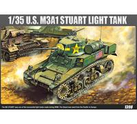 Modellino mezzo militare 1/35 u.s. M3A1 Stuart Light Tank Academy 13269 1:35
