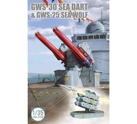 Modellino Missile Gws-30 Sea Dart & Gws-25 Wolf TAKOM 2138 1/35ème C