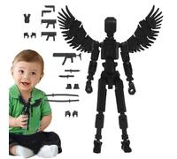 Modellino mobile multi-articolare, robot mobile multi-articolare | Action figure multi-articolari stampate in 3D - Decorazione da scrivania, giocattoli mobili multipli, action figure giocattolo per