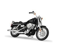 modellino Moto Regali creativi Scala 1/18 per Il 2006 Harley Dyna Street Bob Decorazioni per Modellini di Motociclette in Metallo Pressofuso