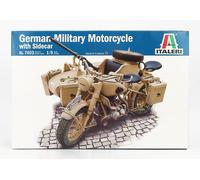 German Military Motorcycle with side car 1:9 ITA7403 - italeri modellismo