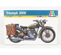 MODELLINO MOTO STATICO ITALERI TRIUMPH 3HV MILITARY 1944 MODELLISMO SCALA 1/9