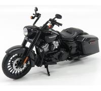 MODELLINO MOTO STATICO MAISTO HARLEY DAVIDSON ROAD KING SPECIAL 2017 NERO 1/12