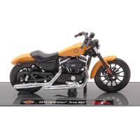 MODELLINO MOTO STATICO MAISTO HARLEY DAVIDSON SPORTSTER IRON 883 2014 BEIGE 1/18