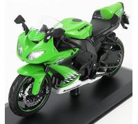 MODELLINO MOTO STATICO MAISTO KAWASAKI NINJA ZX-10R 2004 VERDE NERO SCALA 1/12