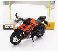 MODELLINO MOTO STATICO MAISTO KTM RC390 2022 ARANCIO MODELLISMO SCALA 1/12