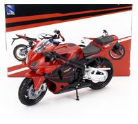 MODELLINO MOTO STATICO NEWRAY HONDA CBR 600R 2003 ROSSO NERO SCALA 1/12