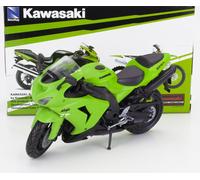 MODELLINO MOTO STATICO NEWRAY KAWASAKI NINJA ZX10R 2006 VERDE NERO SCALA 1/12