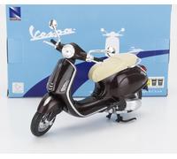 MODELLINO MOTO STATICO NEWRAY PIAGGIO VESPA PRIMAVERA 2013 MARRONE SCALA 1/12
