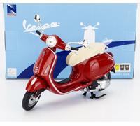 MODELLINO MOTO STATICO NEWRAY PIAGGIO VESPA PRIMAVERA 2013 ROSSO SCALA 1/12