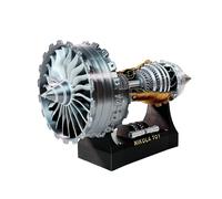 Modellino Motore Turbofan Giocattolo Educativo Scienza Meccanica per Collezionis [EEK: A]