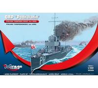 Modellino Nave da Guerra Orp Podhalanin Polacco Torpedo Boat Exa80 Scala 1: 350