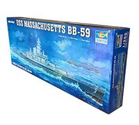 Modellino Nave da Guerra USS Massachusetts BB-59 Scala 1: 350