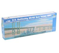 Modellino Nave da Guerra USS New Jersey Bb-62 1983 (1: 700)