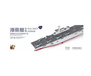 Modellino Porte-Héicoptères Pla Navy Hainan MENG ps-007s 1:700