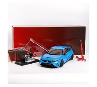 Modellino Realistico Auto 1:18 Per Honda Civic Type R FL5 Motorhelix Modello Di Auto Metallo Pressofuso Completamente Aperto Espositore Domestico(Blue)