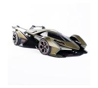 Modellino Realistico Auto 1 18 Per Lambo V12 Simulazione Auto Sportiva Modello Auto In Lega Di Zinco Pressofuso Per Regalo Aziendale Per Adulti(Metallic)