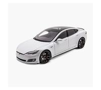 Modellino Realistico Auto 1 18 Per Tesla Model S Simulazione Modello Auto In Resina In Lega Di Zinco Pressofuso Per Regalo Aziendale Per Adulti(White)