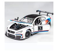 Modellino Realistico Auto 1 24 Per BMW M6 GT3 Diecast In Lega Modello Free Wheeling High Light Sport Racing Car Toy(A)