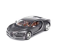 Modellino Realistico Auto 1 24 Per Bugatti Chiron Simulazione Lega Super Sport Modello Di Auto Statica Pressofuso Collezione Di Veicoli Display(Titanium)